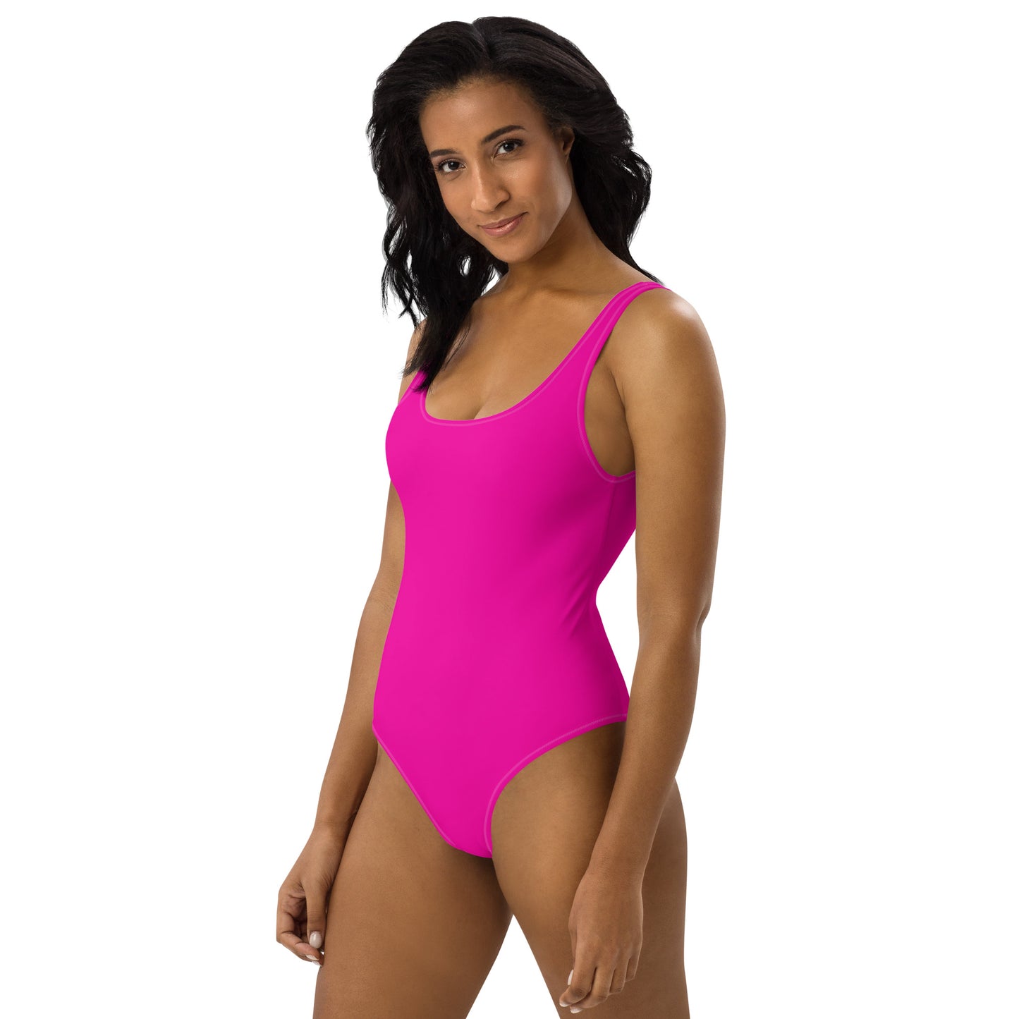 Hot Pink One-Piece Swimsuit