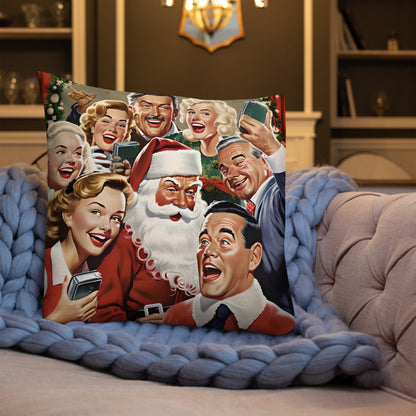 Santa at the After Party Premium Pillow