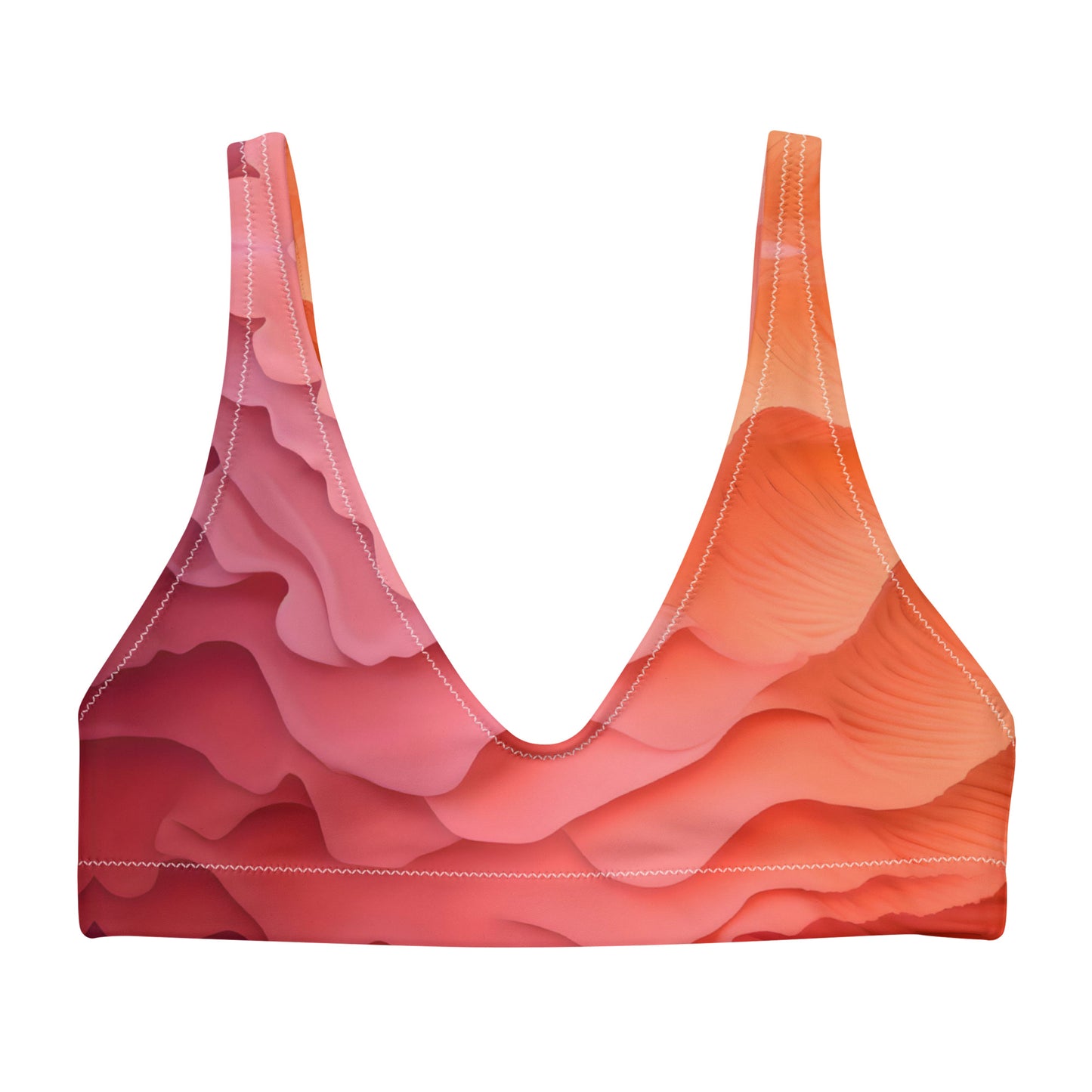 Sunset Ripple Bikini Top