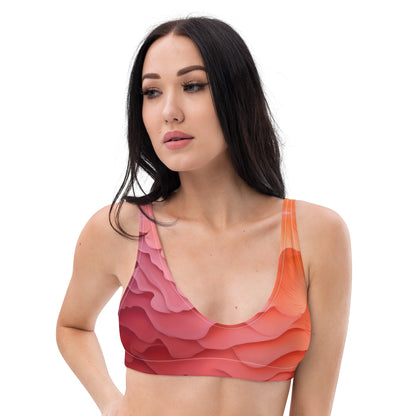 Sunset Ripple Bikini Top