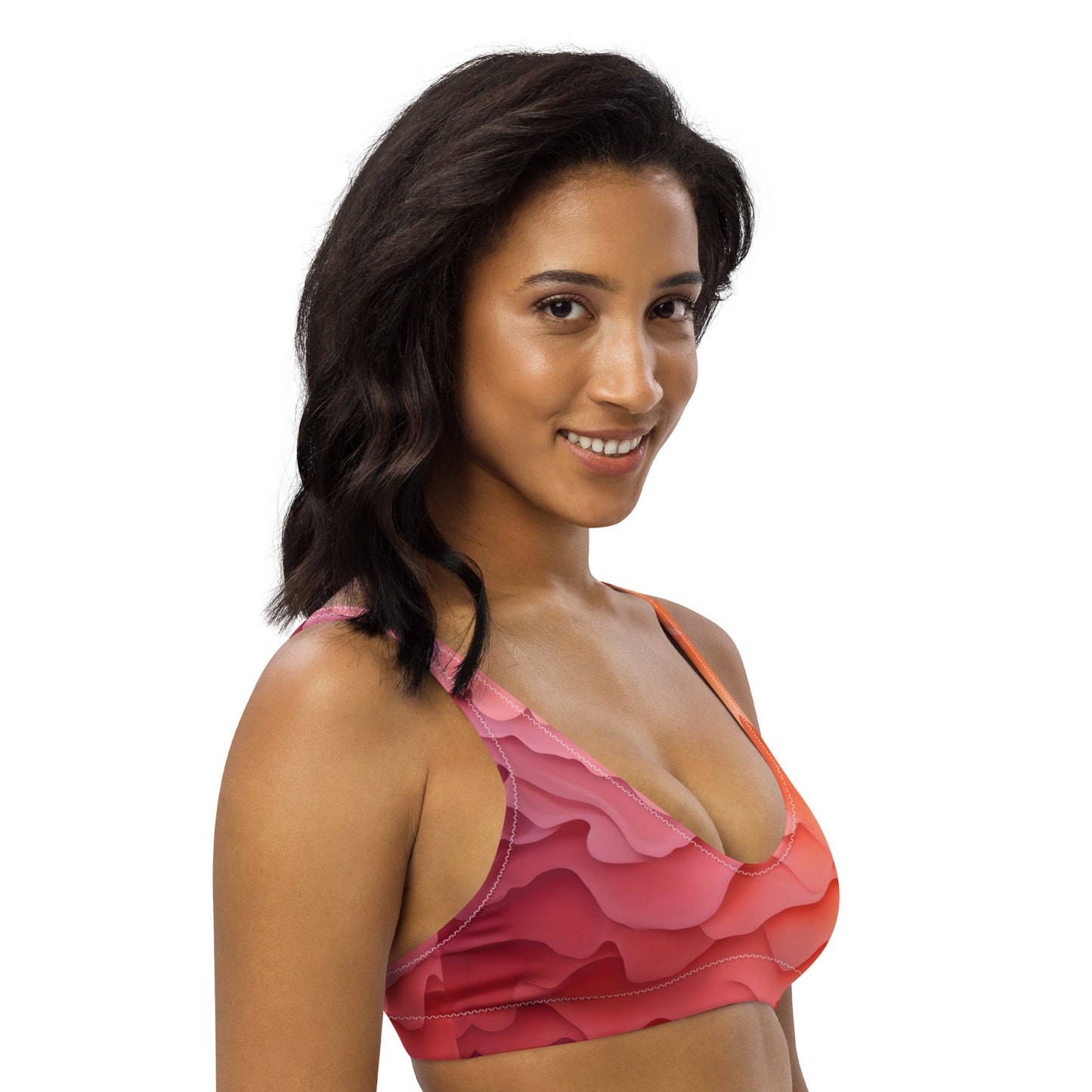 Sunset Ripple Bikini Top