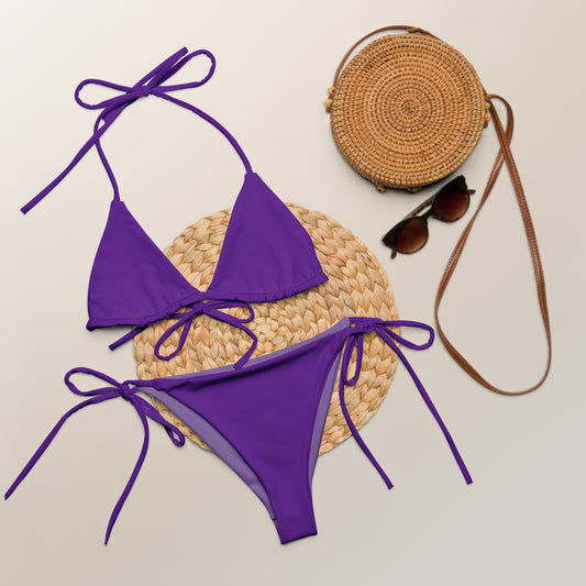 Hot Purple String Bikini