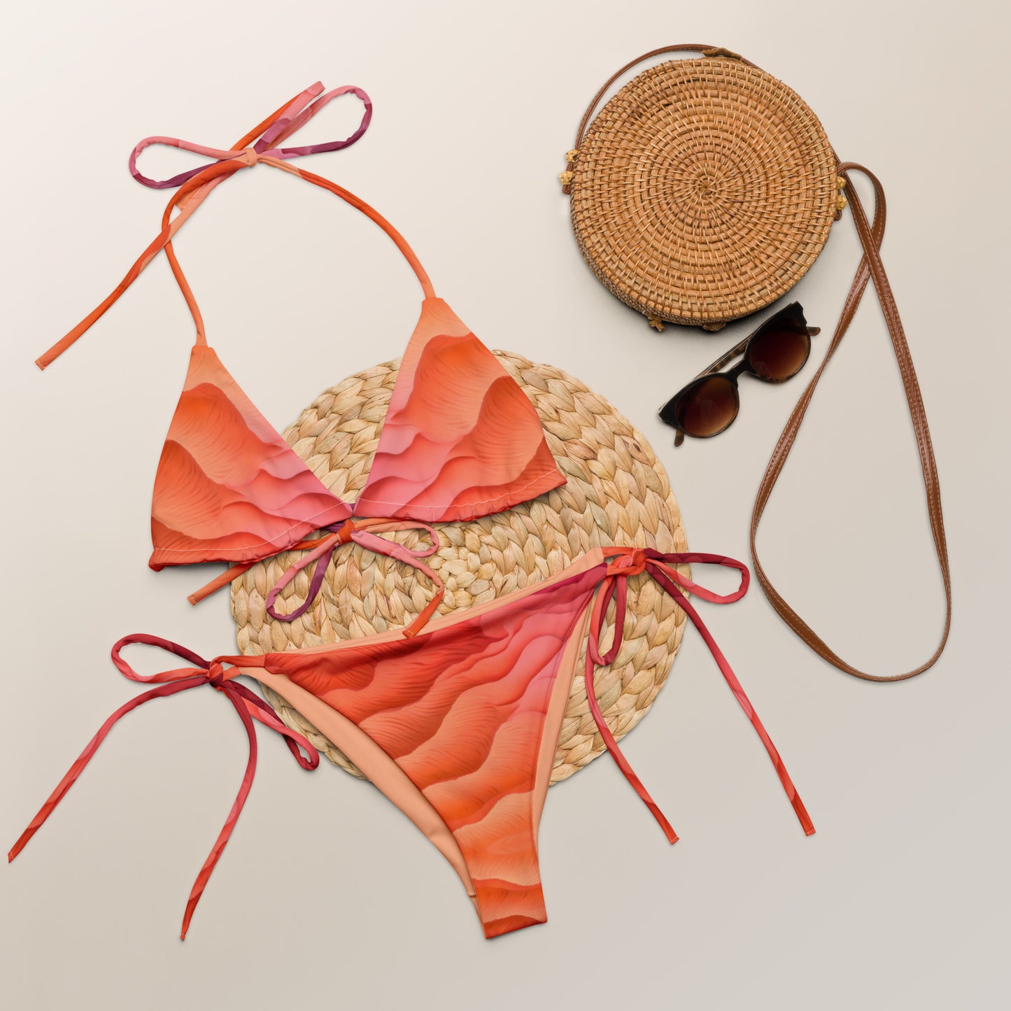 Sunset Ripple String Bikini