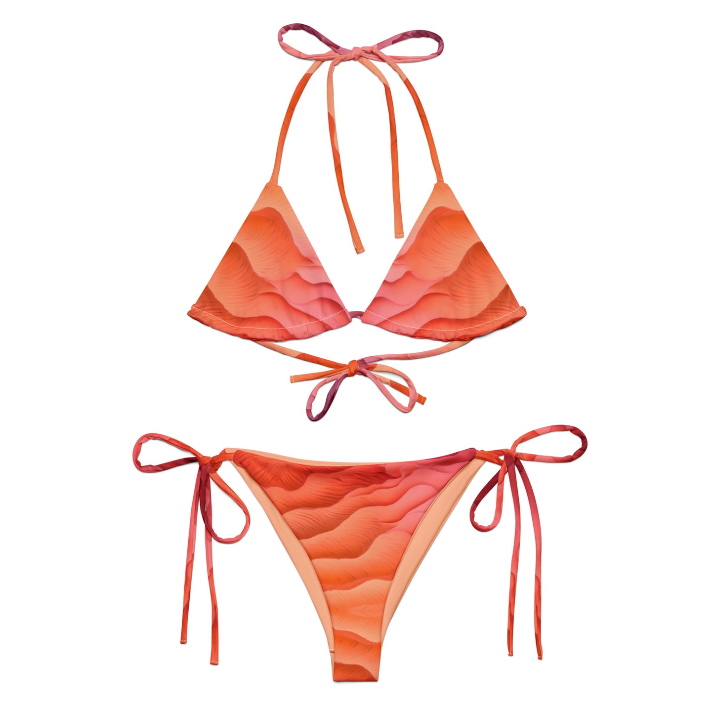 Sunset Ripple String Bikini