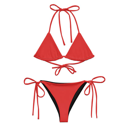 Hot Red String Bikini