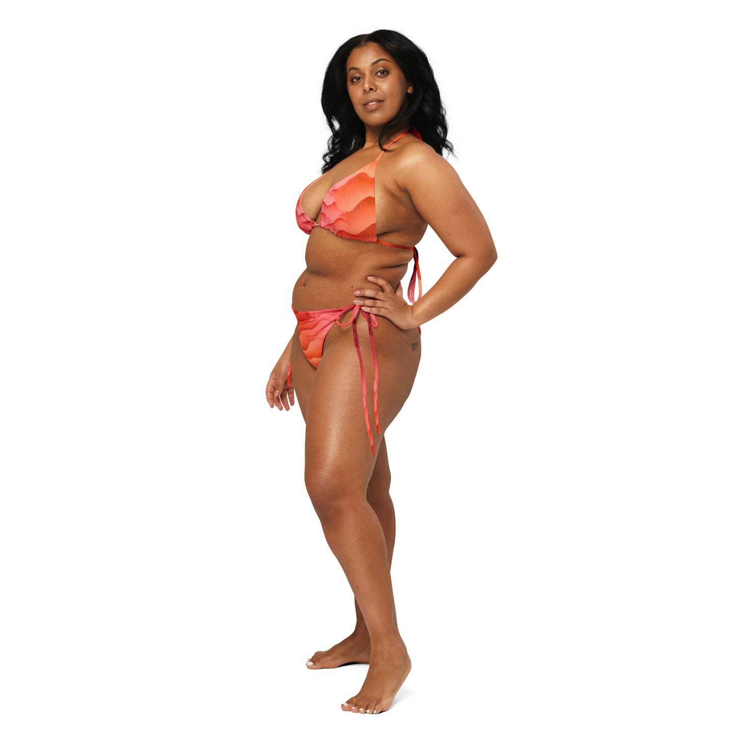 Sunset Ripple String Bikini