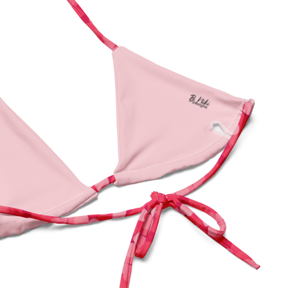 Pink Petals String Bikini