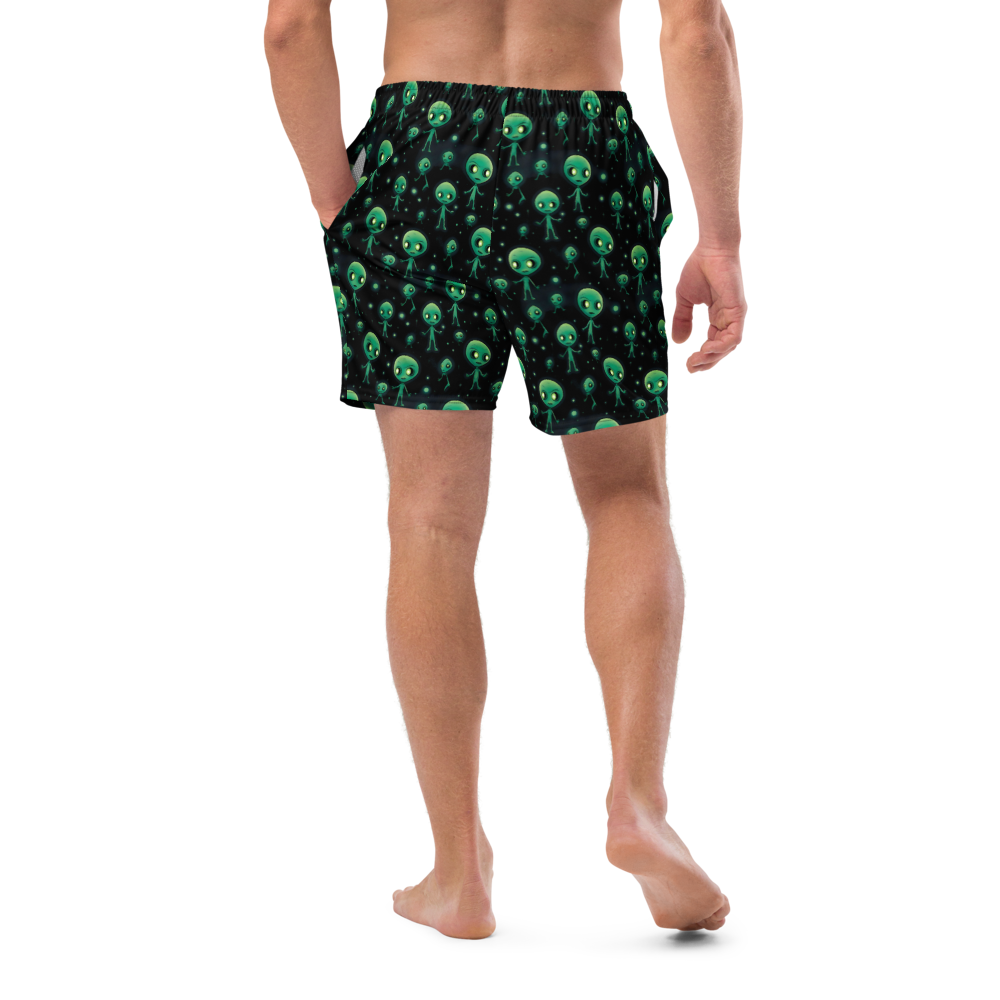 Galactic Encounter Men's Swim Trunks