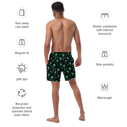 Galactic Encounter Men's Swim Trunks