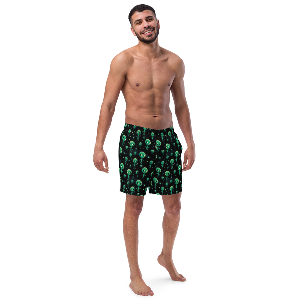 Galactic Encounter Men's Swim Trunks