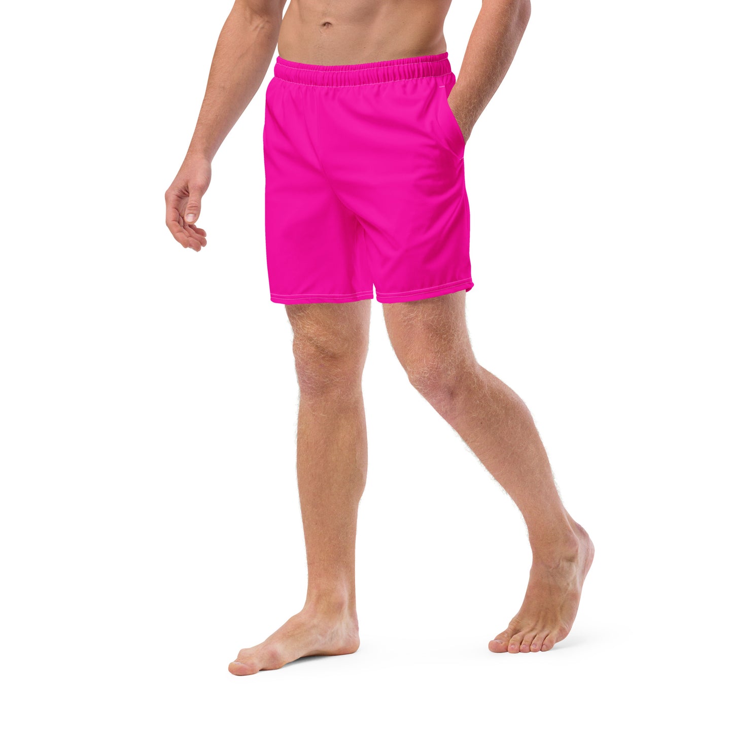 Hot Pink Men's Swim Trunks