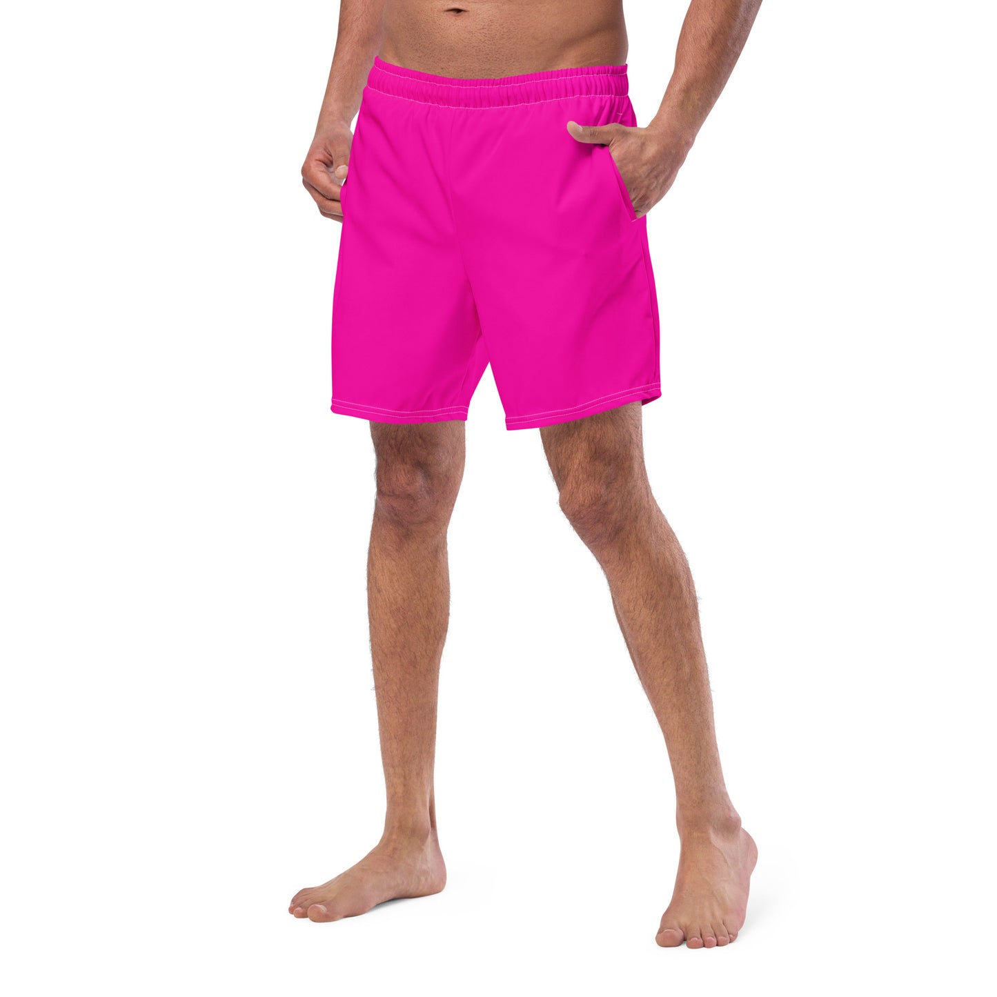 Hot Pink Men's Swim Trunks