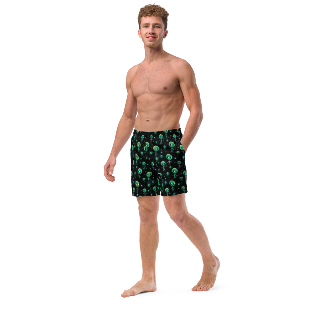 Galactic Encounter Men's Swim Trunks