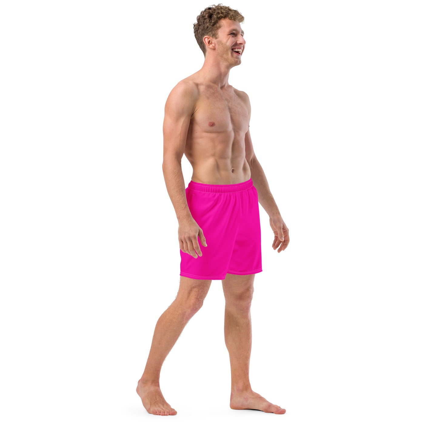 Hot Pink Men's Swim Trunks