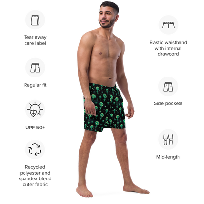 Galactic Encounter Men's Swim Trunks