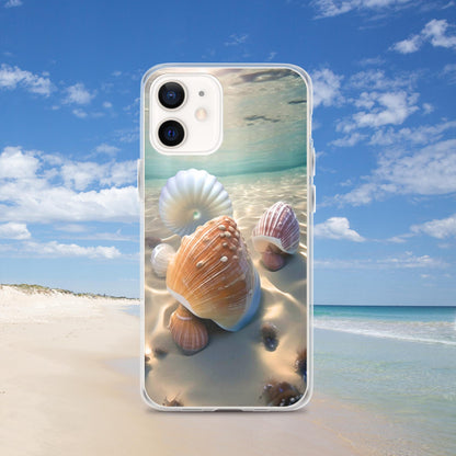 Seashells Under Water Clear Case for iPhone®