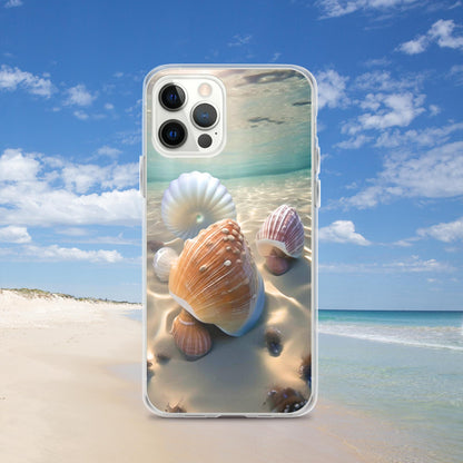 Seashells Under Water Clear Case for iPhone®