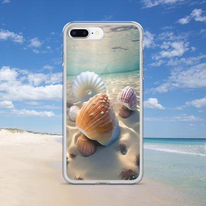 Seashells Under Water Clear Case for iPhone®