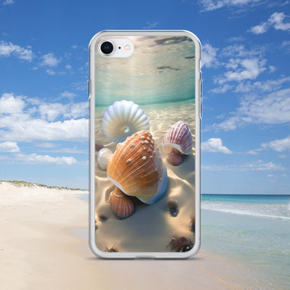 Seashells Under Water Clear Case for iPhone®