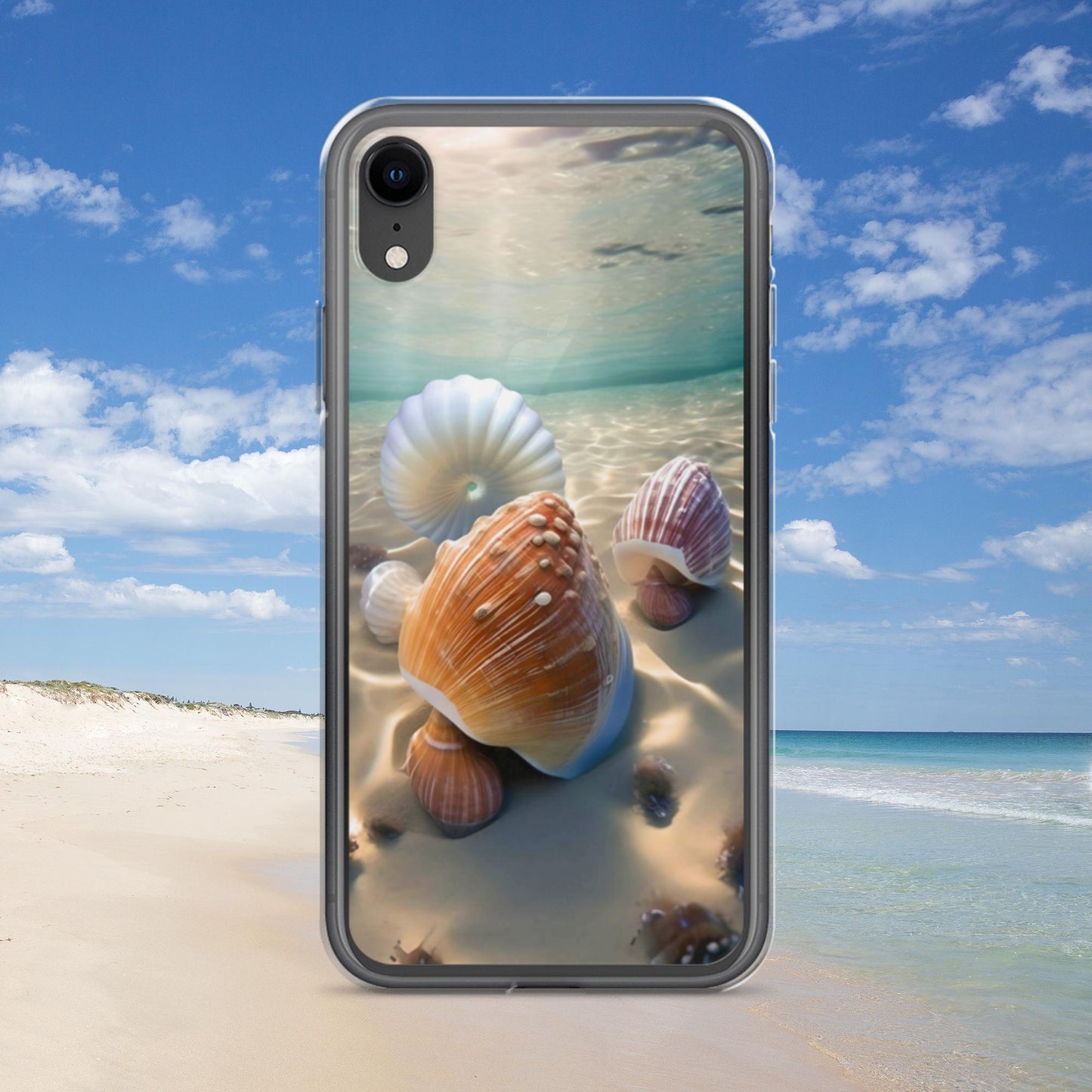 Seashells Under Water Clear Case for iPhone®