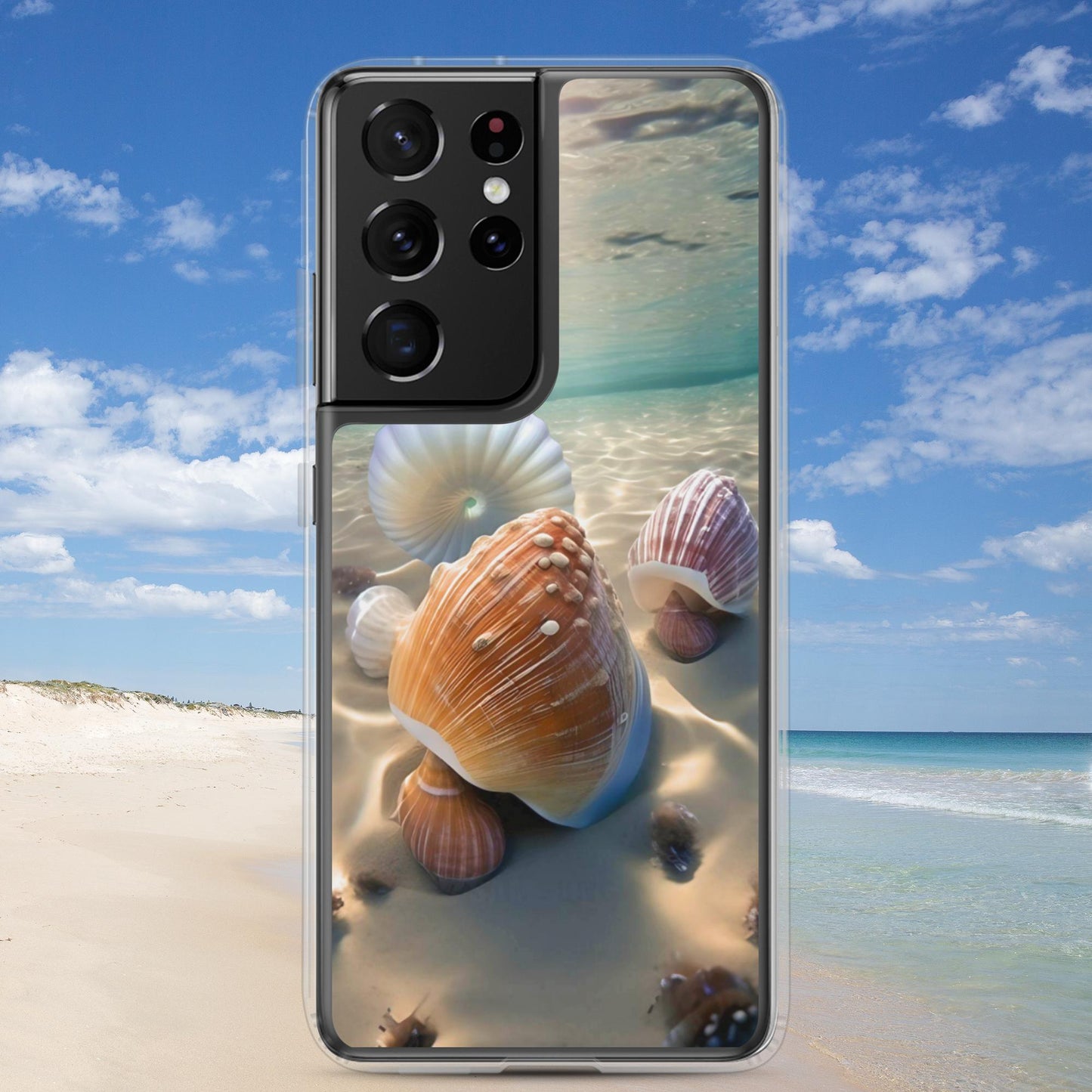 Seashells Under Water Clear Case for Samsung®