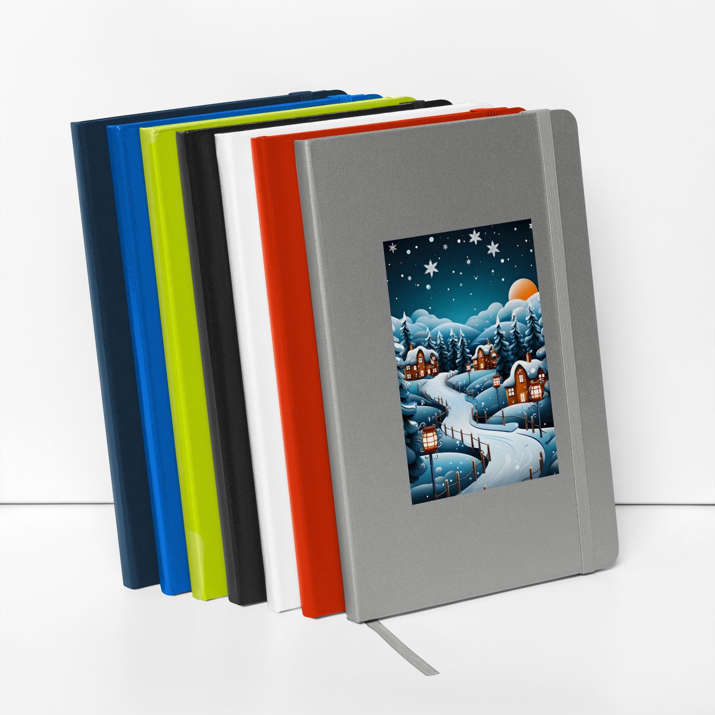 Winter Scene Hardcover Bound Notebook