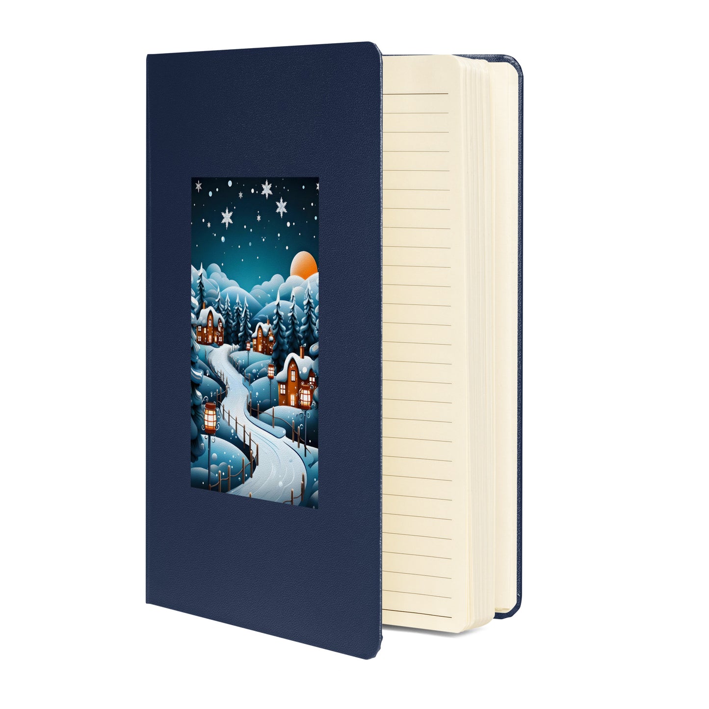 Winter Scene Hardcover Bound Notebook