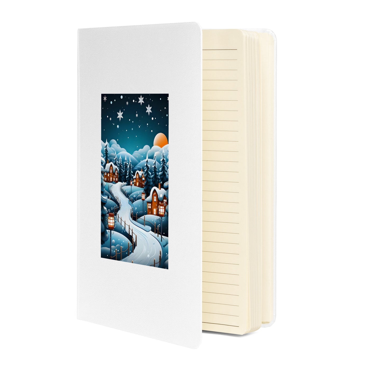 Winter Scene Hardcover Bound Notebook