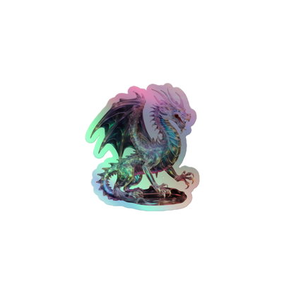Translucent Dragon Holographic Sticker