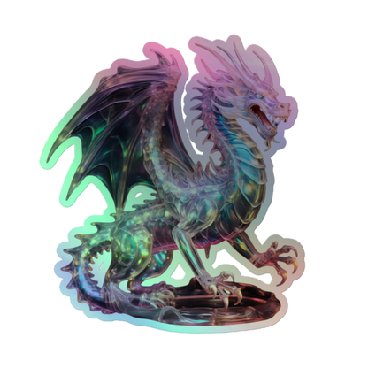 Translucent Dragon Holographic Sticker