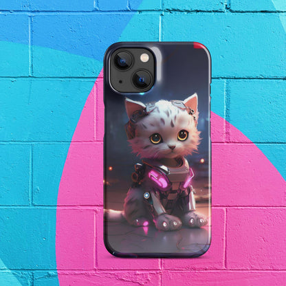 Cyberpunk Kitty Snap Case for iPhone®