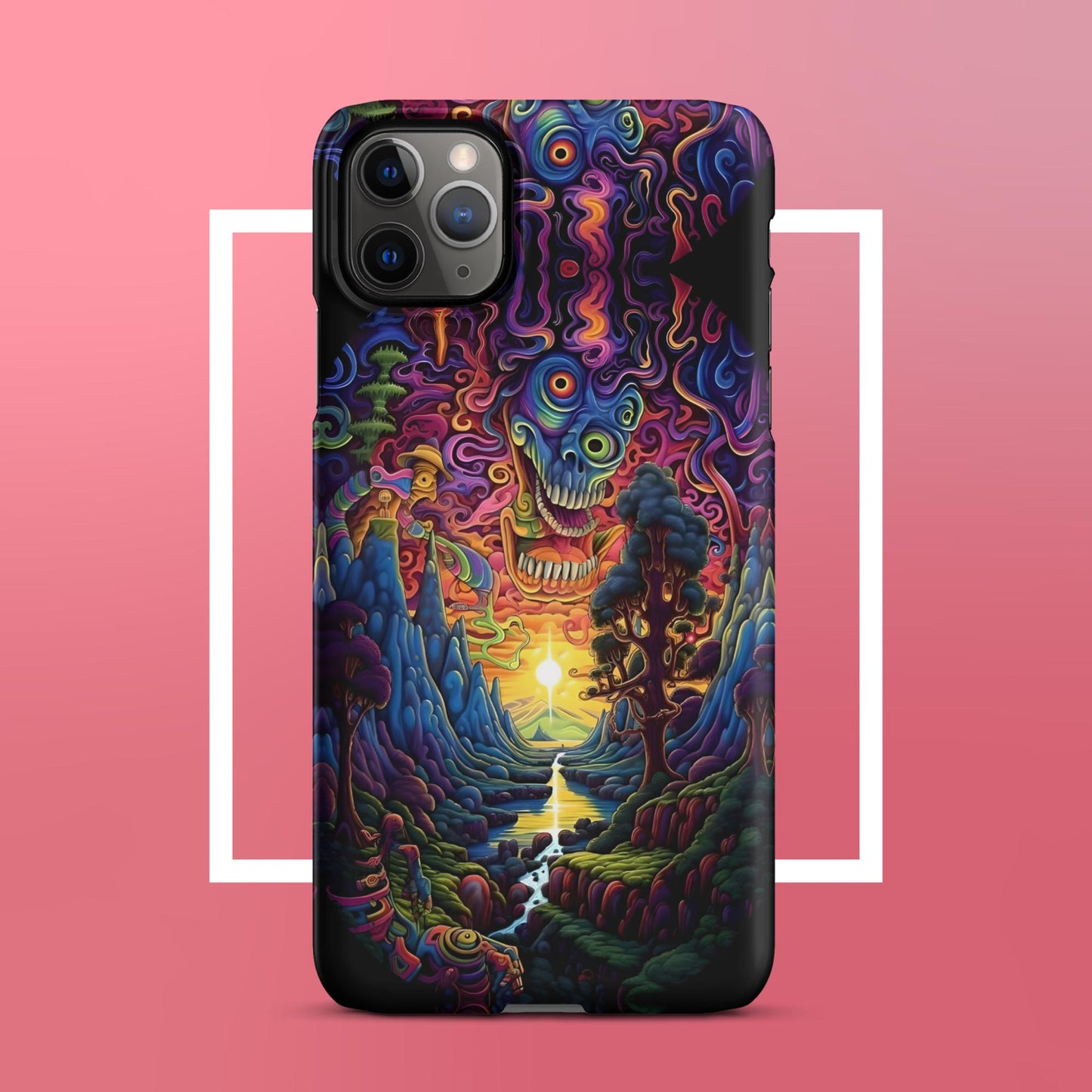 Psychedelic Dragon Snap case for iPhone®