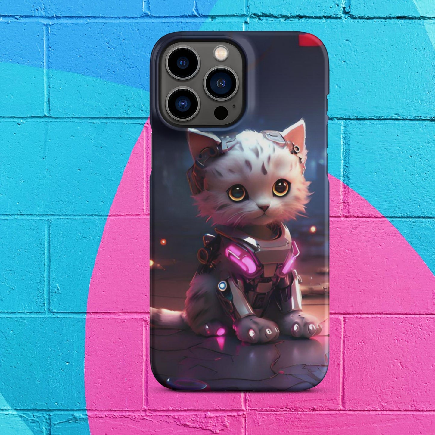 Cyberpunk Kitty Snap Case for iPhone®