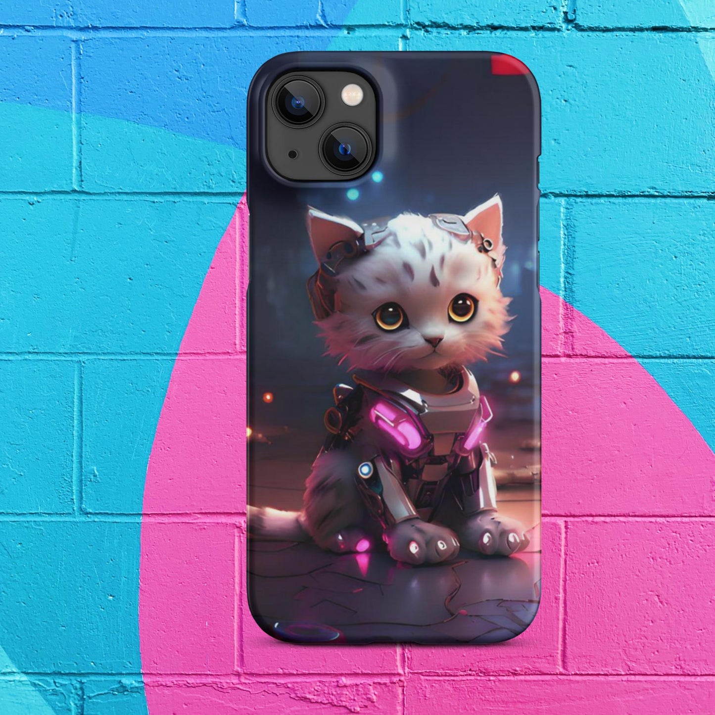 Cyberpunk Kitty Snap Case for iPhone®