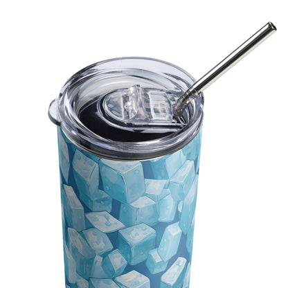 Ice Cubes Stainless Steel Tumbler