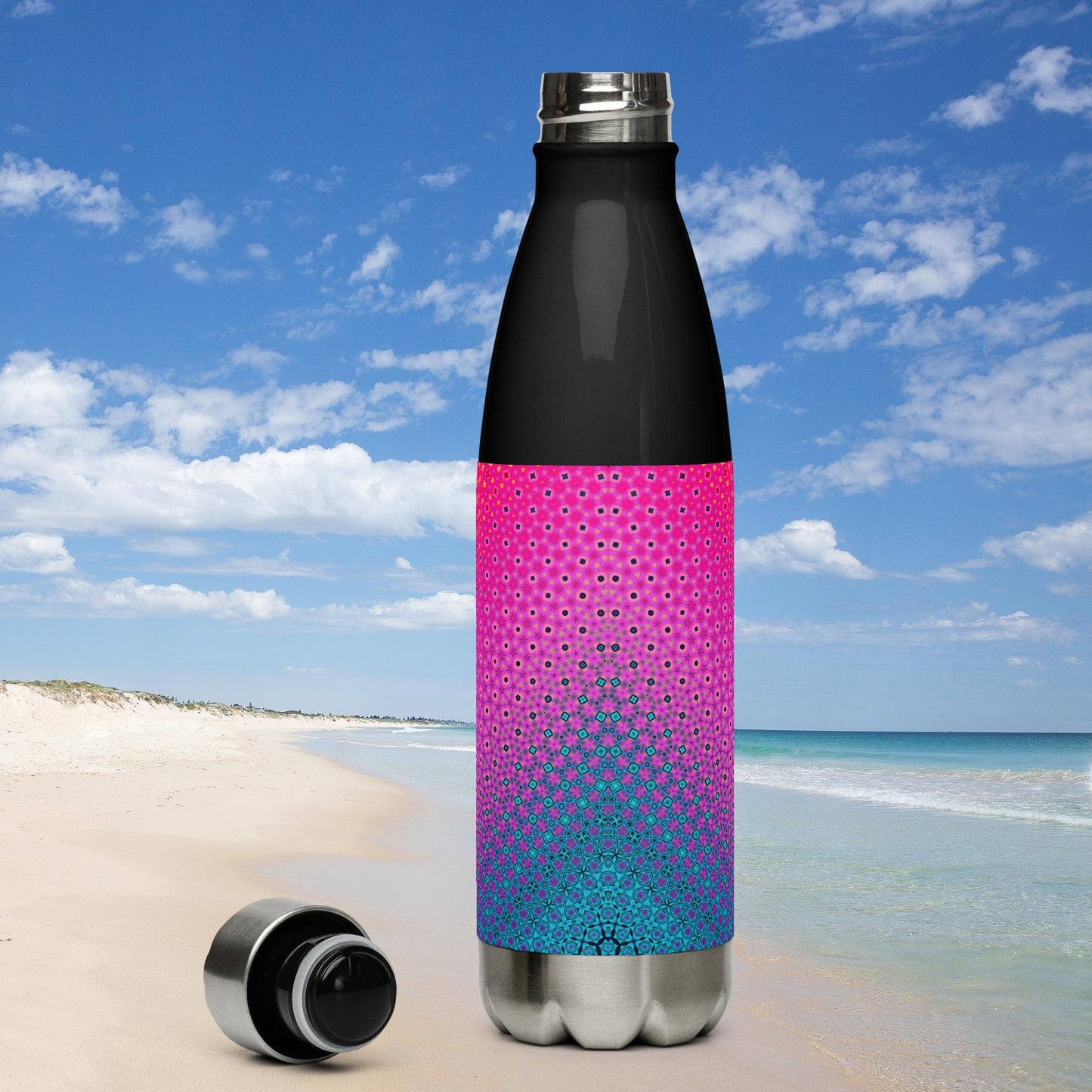 Colorful Patterned Stainless Steel Water Bottle