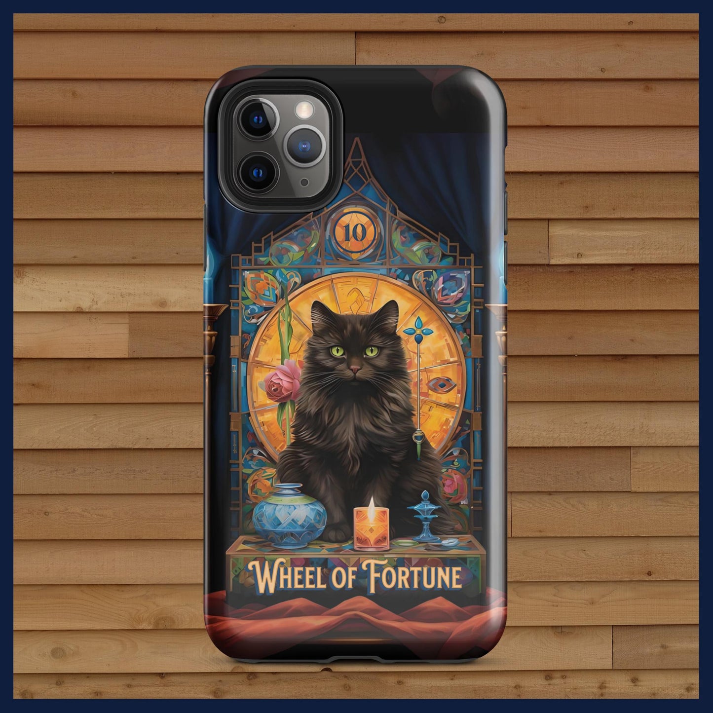 The Wheel of Fortune: Cat's Vision Tarot Card Tough Case for iPhone®