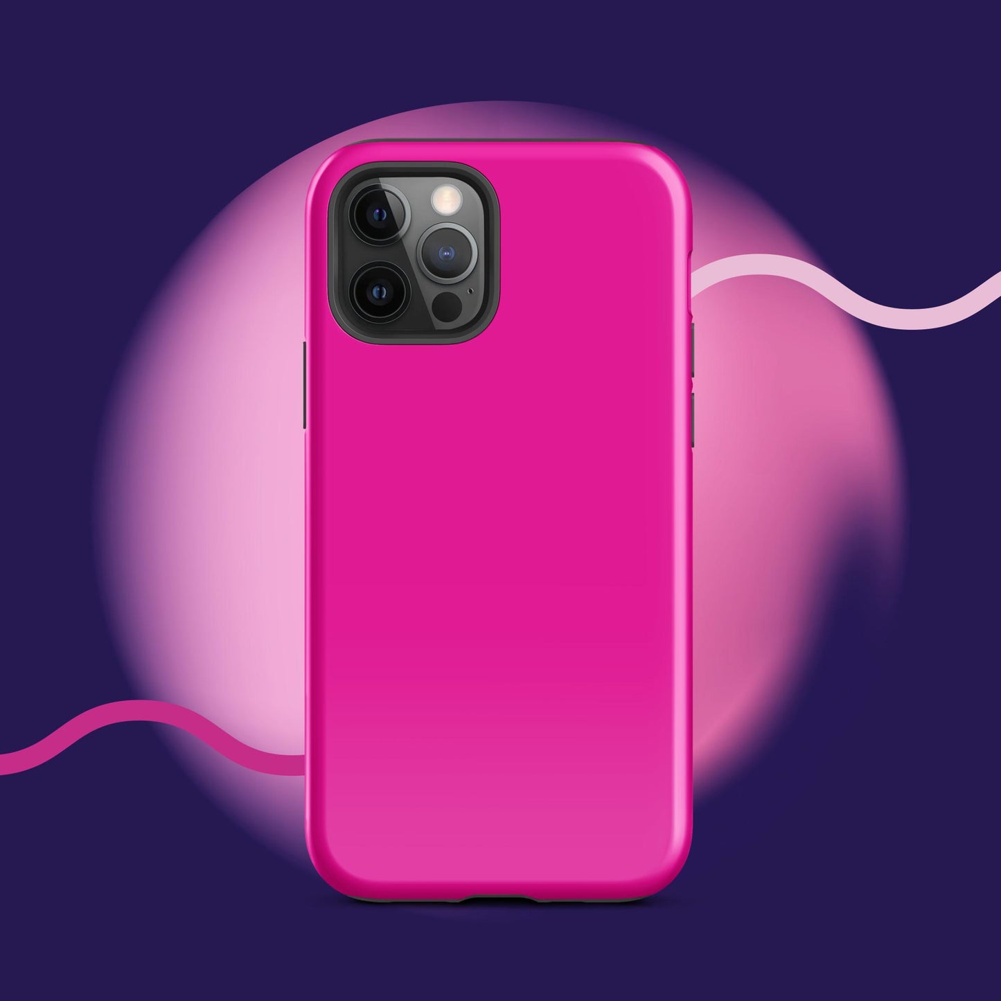 Hot Pink Tough Case for iPhone®