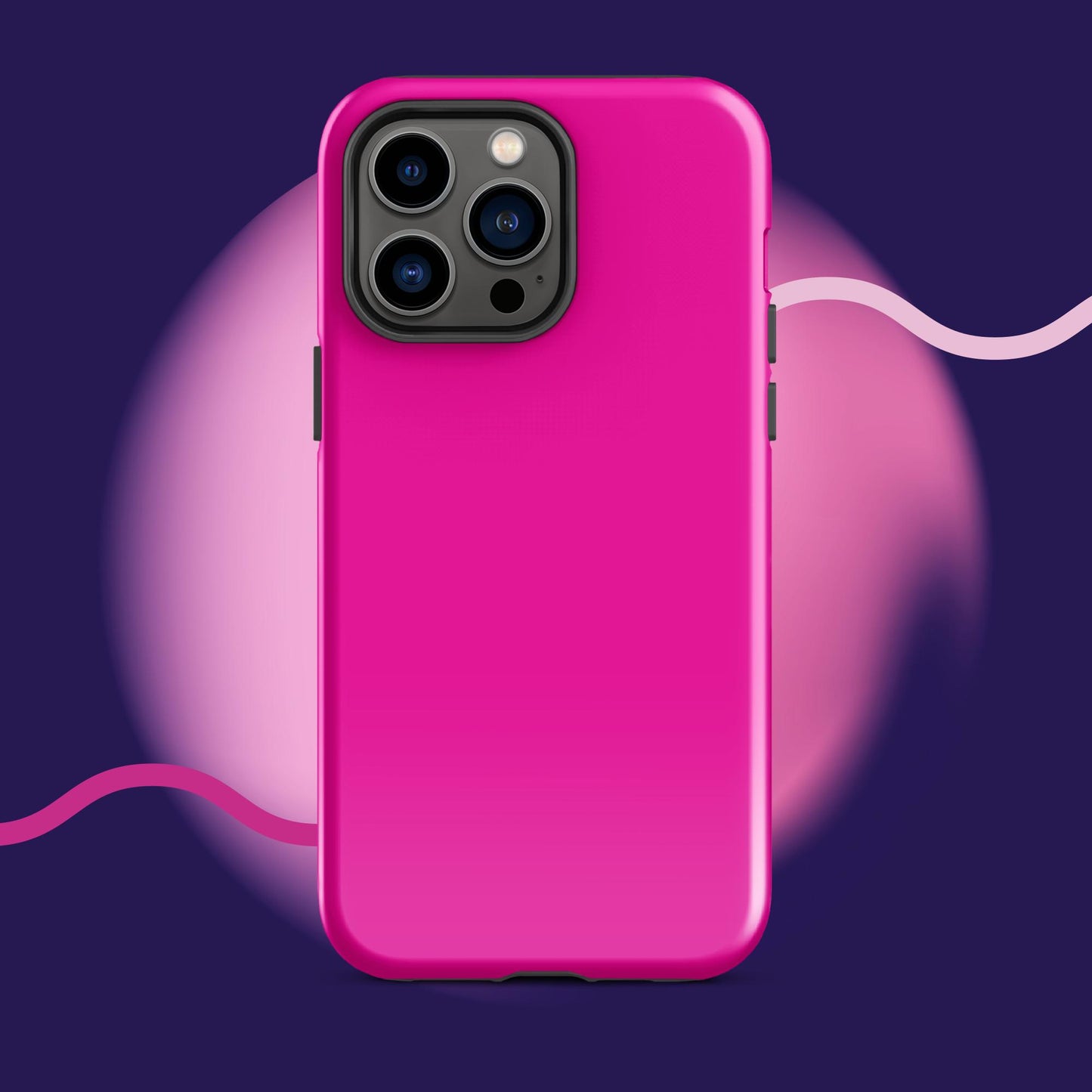 Hot Pink Tough Case for iPhone®
