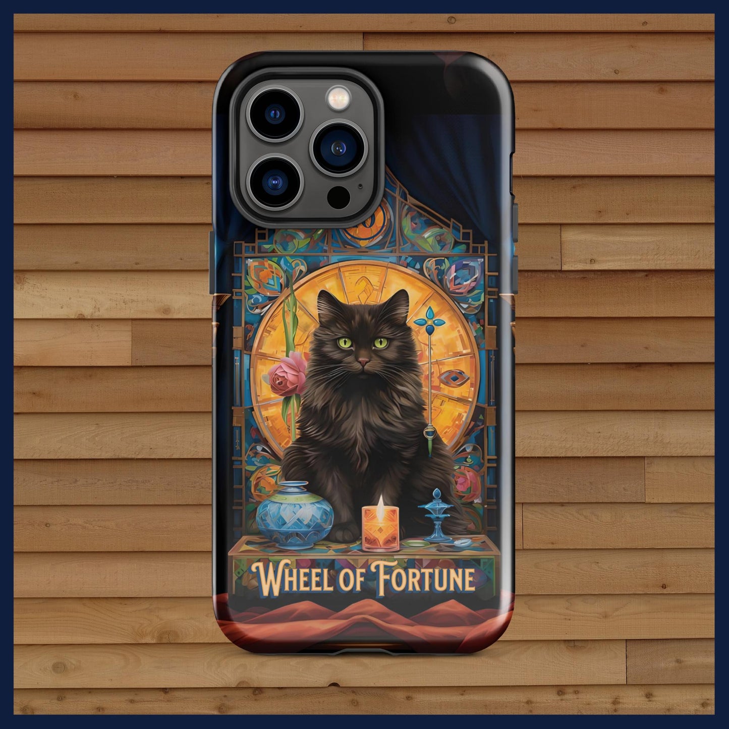 The Wheel of Fortune: Cat's Vision Tarot Card Tough Case for iPhone®