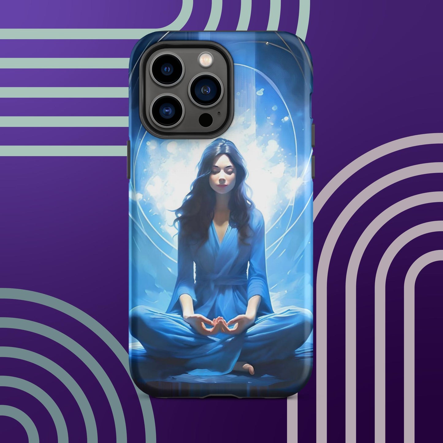 Serene Meditation Tough Case for iPhone®