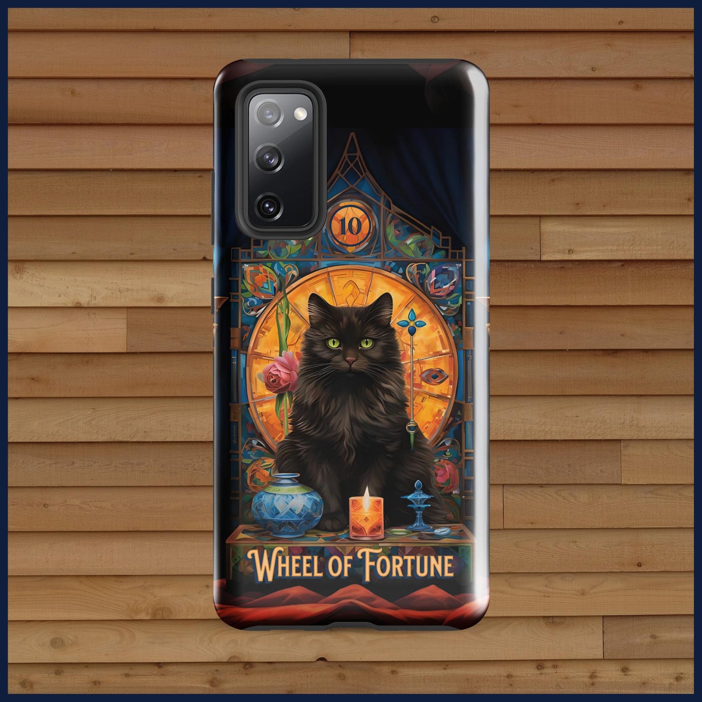 The Wheel of Fortune: Cat's Vision Tarot Card Tough case for Samsung®