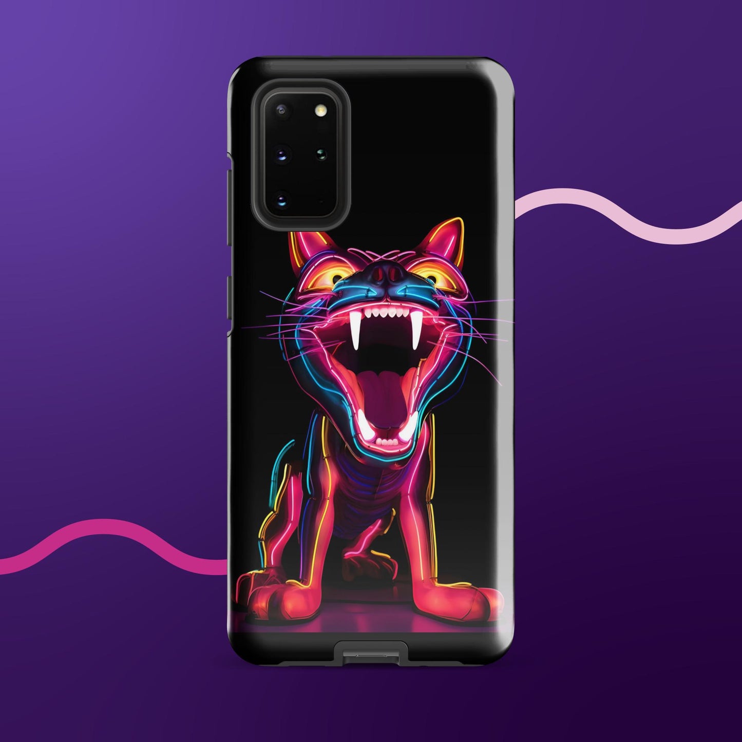 Leon the Neon Cat Tough Case for Samsung®