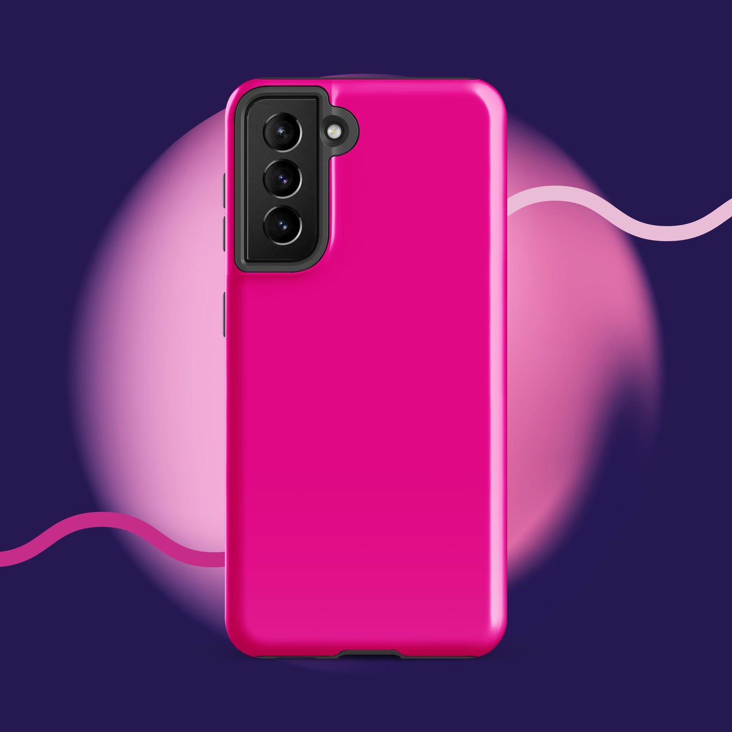 Hot Pink Tough Case for Samsung®