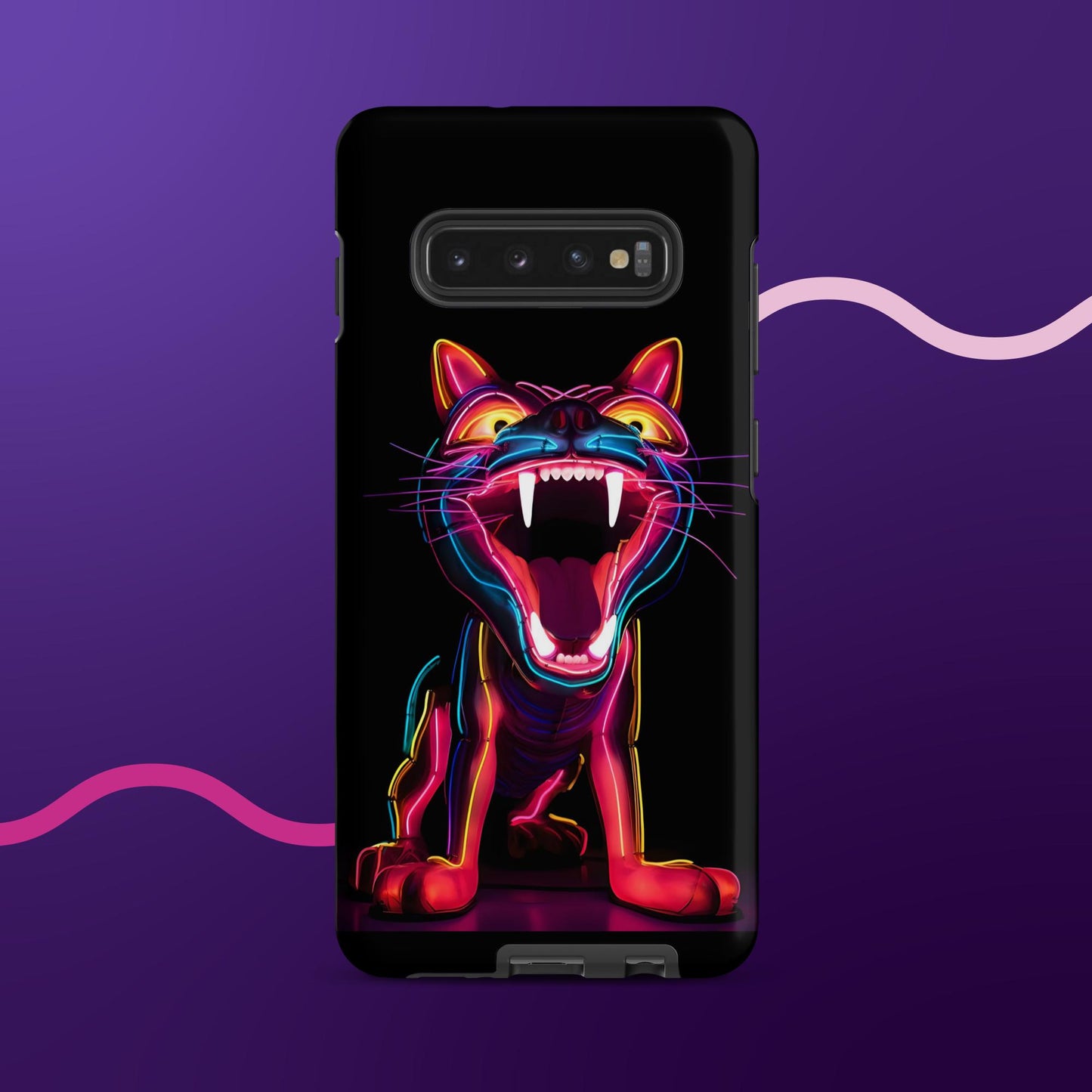 Leon the Neon Cat Tough Case for Samsung®