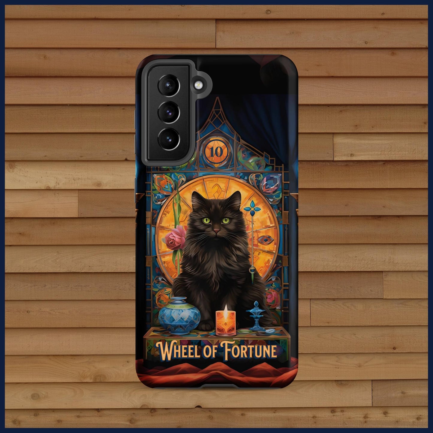 The Wheel of Fortune: Cat's Vision Tarot Card Tough case for Samsung®