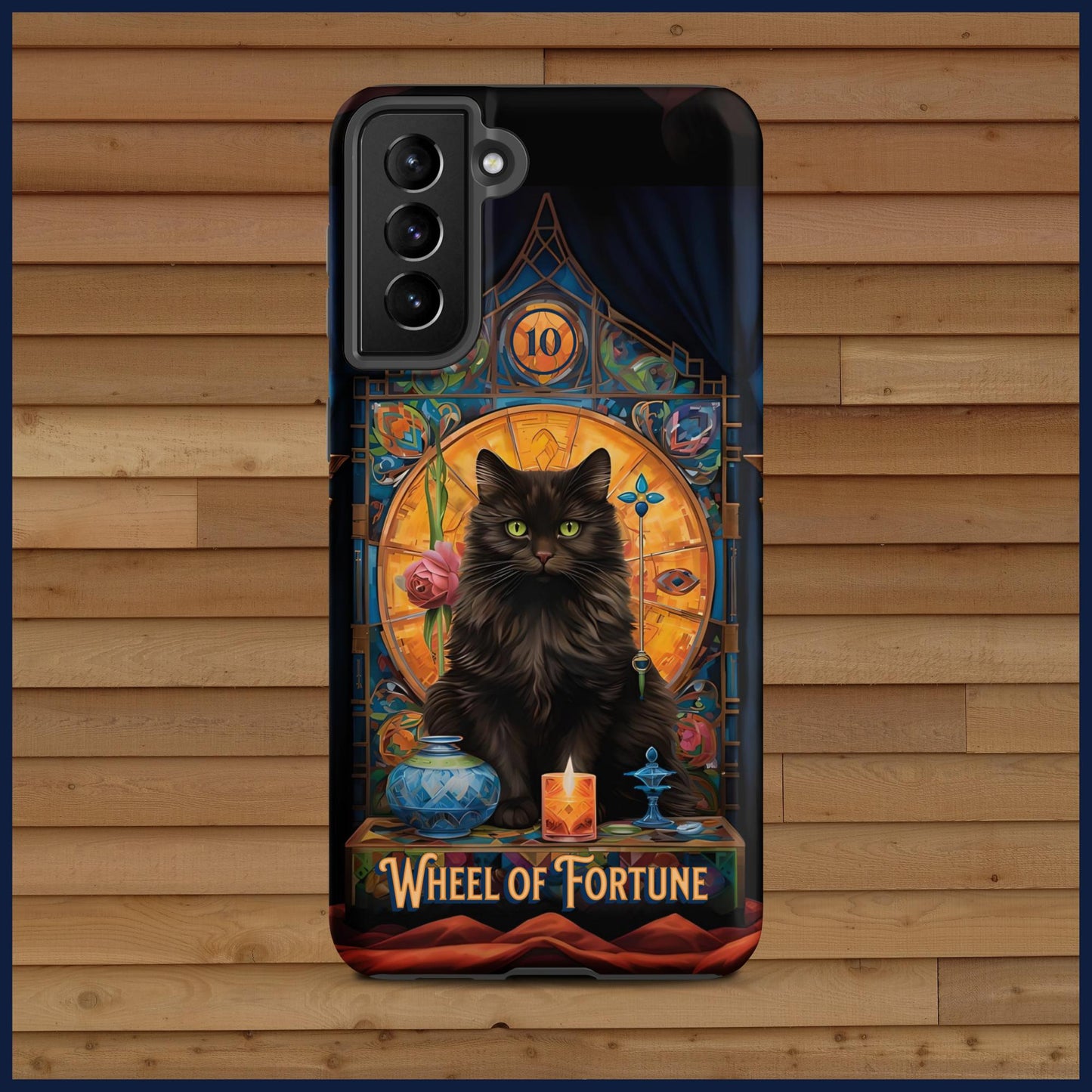 The Wheel of Fortune: Cat's Vision Tarot Card Tough case for Samsung®