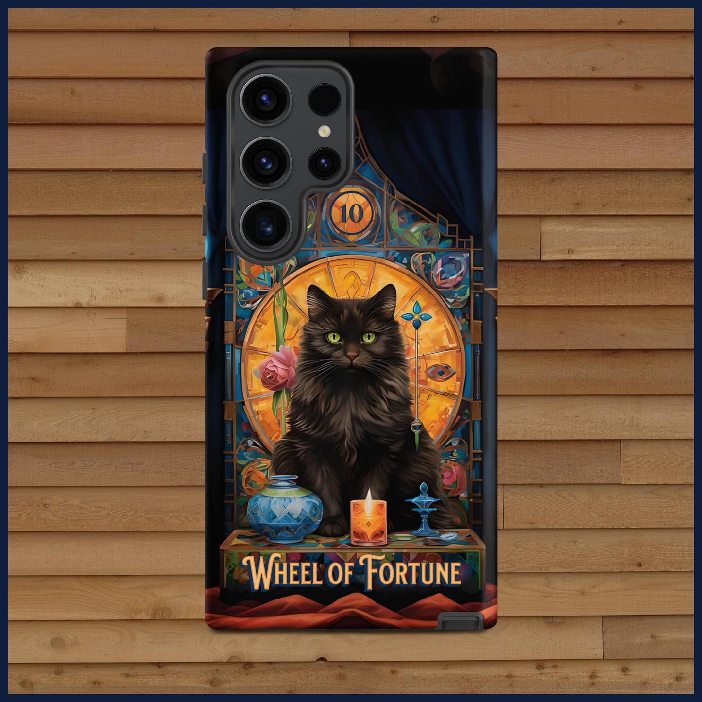 The Wheel of Fortune: Cat's Vision Tarot Card Tough case for Samsung®