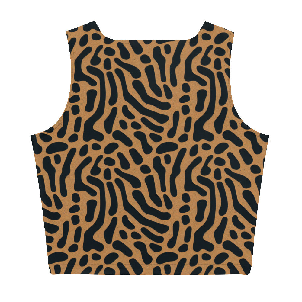 Tiger Print Crop Top