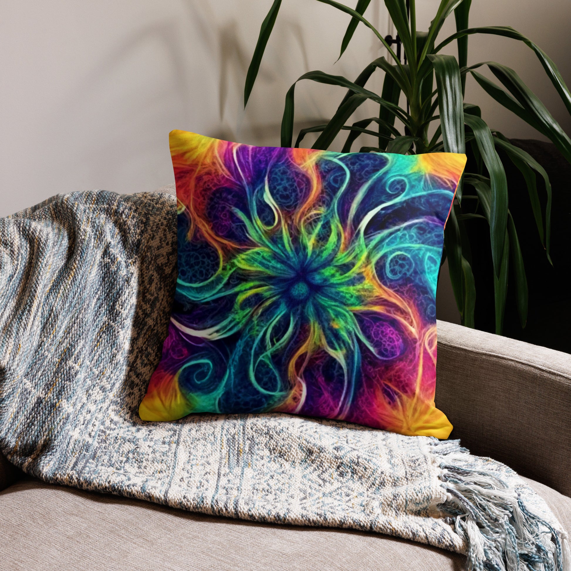 AI Tie Dye Pillow - B.Niki Designs